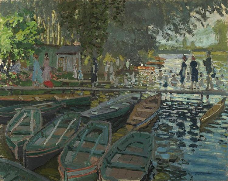 Claude Monet Bathers at La Grenouillere China oil painting art
